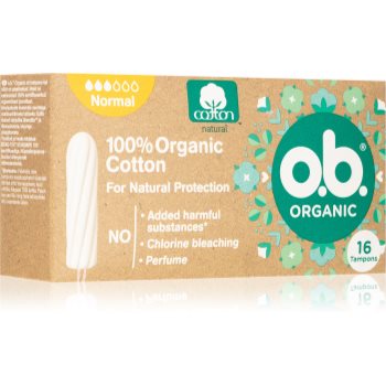 o.b. Organic Normal tampoane - imagine 2